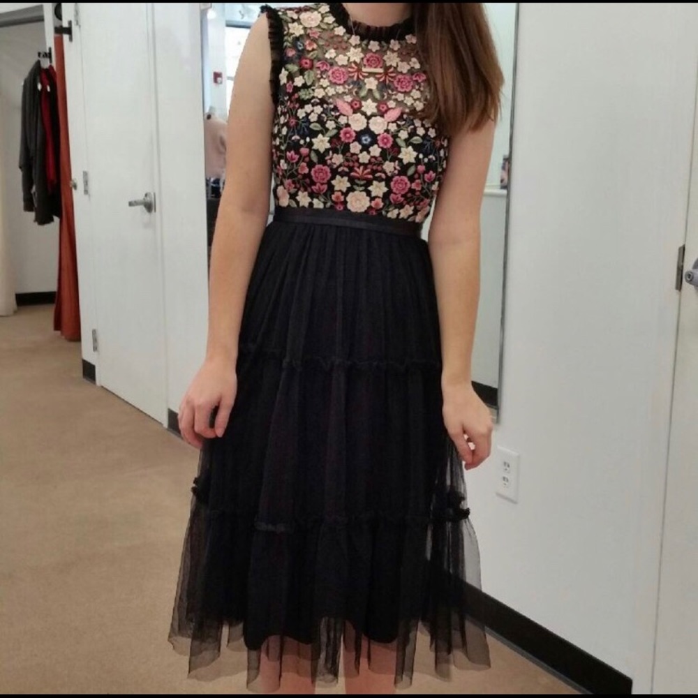 Needle and Thread tulle midi dress
